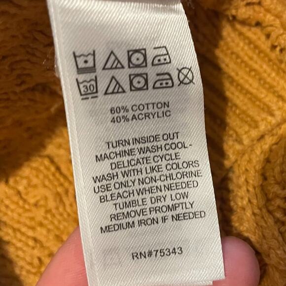 Outfit Bundle - 5T Max Studio Baby Mustard Yellow Sweater & Place Button Down - Picture 5 of 9